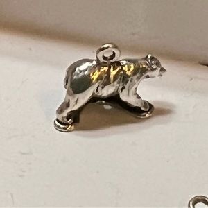 Sterling Silver.925 California Bear charm / pendant